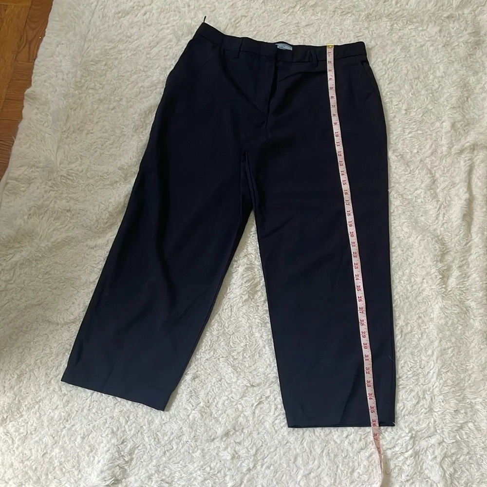 Prada Black Dress Pants Elegant Full-Length Design